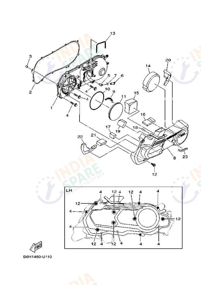 CRANKCASE COVER 1